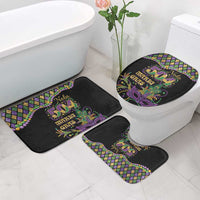 Mardi Gras 504 Nola New Orleans Bathroom Set Mask Up Beads Out - Wonder Print Shop