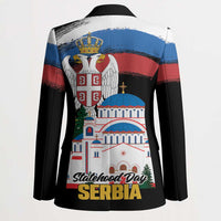 Serbia Statehood Day Blazer Saint Sava with Serbian Eagle