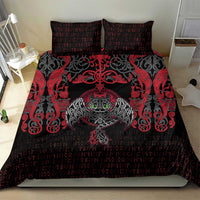 Black Dragon Vikings Bedding Set - Wonder Print Shop