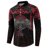 Black Dragon Vikings Button Sweatshirt - Wonder Print Shop