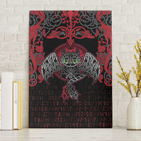 Black Dragon Vikings Canvas Wall Art - Wonder Print Shop