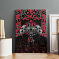 Black Dragon Vikings Canvas Wall Art - Wonder Print Shop