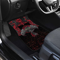 Black Dragon Vikings Car Mats - Wonder Print Shop
