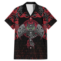 Black Dragon Vikings Family Matching Mermaid Dress and Hawaiian Shirt - Wonder Print Shop