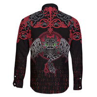 Black Dragon Vikings Family Matching Off Shoulder Maxi Dress and Hawaiian Shirt - Wonder Print Shop