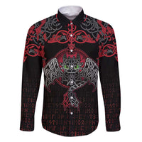 Black Dragon Vikings Family Matching Short Sleeve Bodycon Dress and Hawaiian Shirt - Wonder Print Shop