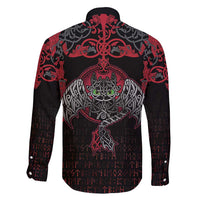 Black Dragon Vikings Family Matching Short Sleeve Bodycon Dress and Hawaiian Shirt - Wonder Print Shop