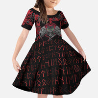 Black Dragon Vikings Family Matching Summer Maxi Dress and Hawaiian Shirt - Wonder Print Shop