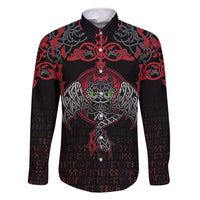 Black Dragon Vikings Family Matching Tank Maxi Dress and Hawaiian Shirt - Wonder Print Shop