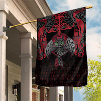 Black Dragon Vikings Garden Flag - Wonder Print Shop