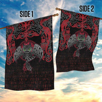 Black Dragon Vikings Garden Flag - Wonder Print Shop