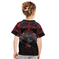 Black Dragon Vikings Kid T Shirt - Wonder Print Shop