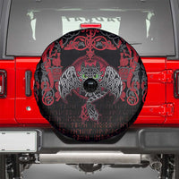 Black Dragon Vikings Spare Tire Cover - Wonder Print Shop
