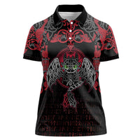 Black Dragon Vikings Women Polo Shirt - Wonder Print Shop