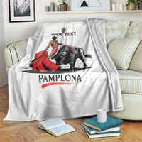 Personalized San Fermin Festival Blanket Pamplona Bull Run - Wonder Print Shop