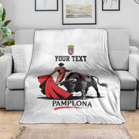 Personalized San Fermin Festival Blanket Pamplona Bull Run - Wonder Print Shop