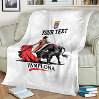 Personalized San Fermin Festival Blanket Pamplona Bull Run - Wonder Print Shop