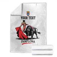 Personalized San Fermin Festival Blanket Pamplona Bull Run - Wonder Print Shop
