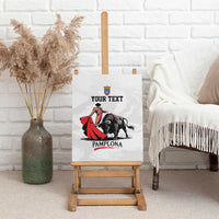Personalized San Fermin Festival Canvas Wall Art Pamplona Bull Run - Wonder Print Shop