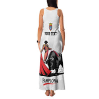 Personalized San Fermin Festival Family Matching Tank Maxi Dress and Hawaiian Shirt Pamplona Bull Run - Wonder Print Shop