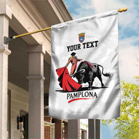 Personalized San Fermin Festival Garden Flag Pamplona Bull Run - Wonder Print Shop