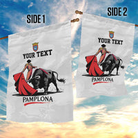 Personalized San Fermin Festival Garden Flag Pamplona Bull Run - Wonder Print Shop