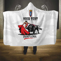 Personalized San Fermin Festival Hooded Blanket Pamplona Bull Run - Wonder Print Shop