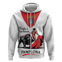 Personalized San Fermin Festival Hoodie Pamplona Bull Run - Wonder Print Shop
