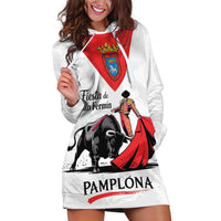 Personalized San Fermin Festival Hoodie Dress Pamplona Bull Run - Wonder Print Shop