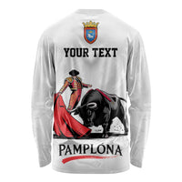 Personalized San Fermin Festival Long Sleeve Shirt Pamplona Bull Run - Wonder Print Shop
