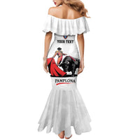 Personalized San Fermin Festival Mermaid Dress Pamplona Bull Run - Wonder Print Shop