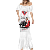 Personalized San Fermin Festival Mermaid Dress Pamplona Bull Run - Wonder Print Shop
