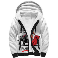 Personalized San Fermin Festival Sherpa Hoodie Pamplona Bull Run - Wonder Print Shop