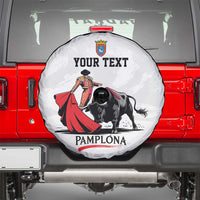 Personalized San Fermin Festival Spare Tire Cover Pamplona Bull Run - Wonder Print Shop