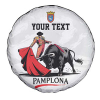 Personalized San Fermin Festival Spare Tire Cover Pamplona Bull Run - Wonder Print Shop