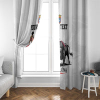Personalized San Fermin Festival Window Curtain Pamplona Bull Run - Wonder Print Shop