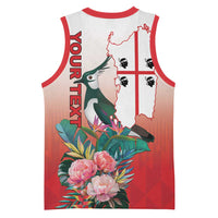 Personalized Italy Sardinia Basketball Jersey Lapwing With Map - Wonder Print Shop