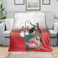 Personalized Italy Sardinia Blanket Lapwing With Map - Wonder Print Shop