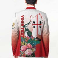 Personalized Italy Sardinia Blazer Lapwing With Map - Wonder Print Shop