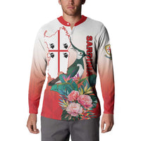 Personalized Italy Sardinia Button Sweatshirt Lapwing With Map - Wonder Print Shop