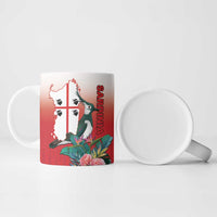 Personalized Italy Sardinia Ceramic Mug Lapwing With Map - Wonder Print Shop