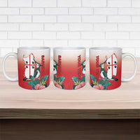 Personalized Italy Sardinia Ceramic Mug Lapwing With Map - Wonder Print Shop