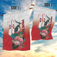 Personalized Italy Sardinia Garden Flag Lapwing With Map - Wonder Print Shop