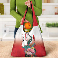 Personalized Italy Sardinia Grocery Bag Lapwing With Map - Wonder Print Shop