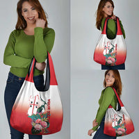 Personalized Italy Sardinia Grocery Bag Lapwing With Map - Wonder Print Shop