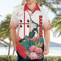 Personalized Italy Sardinia Hawaiian Shirt Lapwing With Map - Wonder Print Shop