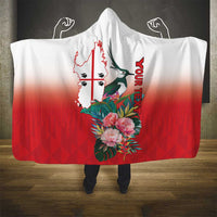 Personalized Italy Sardinia Hooded Blanket Lapwing With Map - Wonder Print Shop