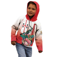 Personalized Italy Sardinia Kid Hoodie Lapwing With Map - Wonder Print Shop