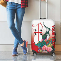 Personalized Italy Sardinia Luggage Cover Lapwing With Map - Wonder Print Shop