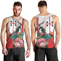 Personalized Italy Sardinia Men Tank Top Lapwing With Map - Wonder Print Shop